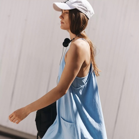 FP Movement by Free People Pants - Free People Hot Shot Mini Dress - Oxford Blue